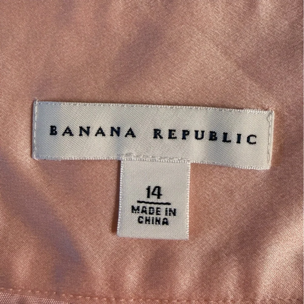 Banana Republic Silk Pleated Sheer Pastel Pink Feminine Cottagecore Skirt 14